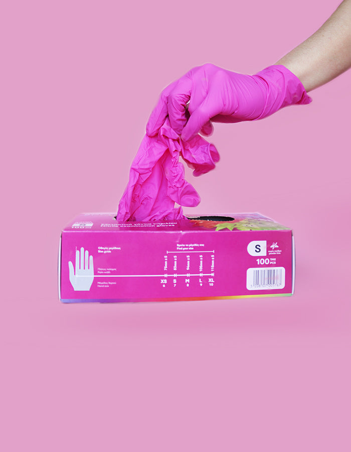Waxing Nitril-Handschuhe