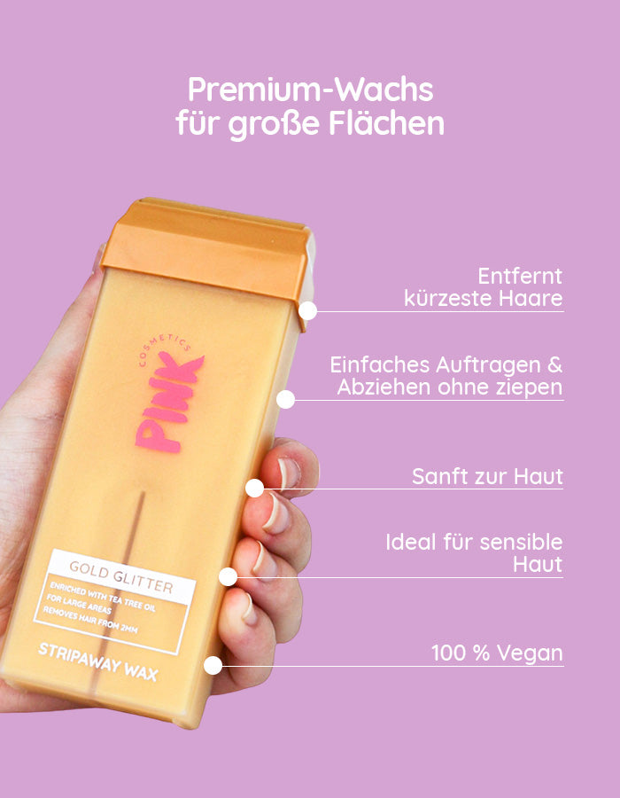 StripAway Wax – Gold Glitter Roll-on