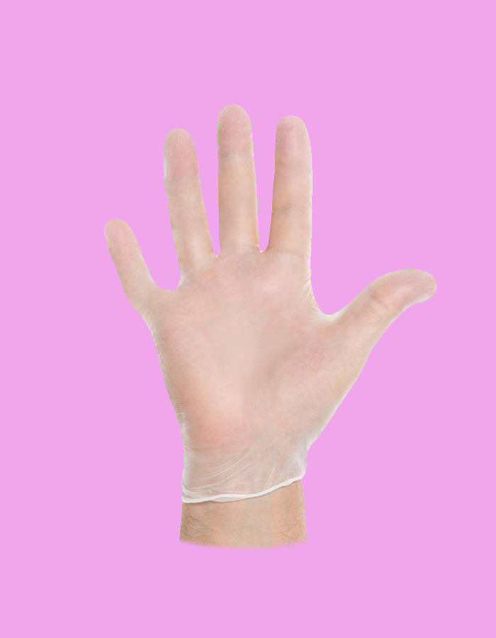 pinke handschuhe latex Waxing Vinyl-Handschuhe
