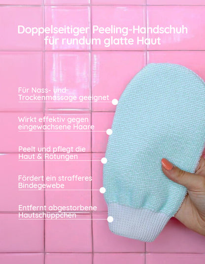 Peeling-Handschuh – Mintgrün