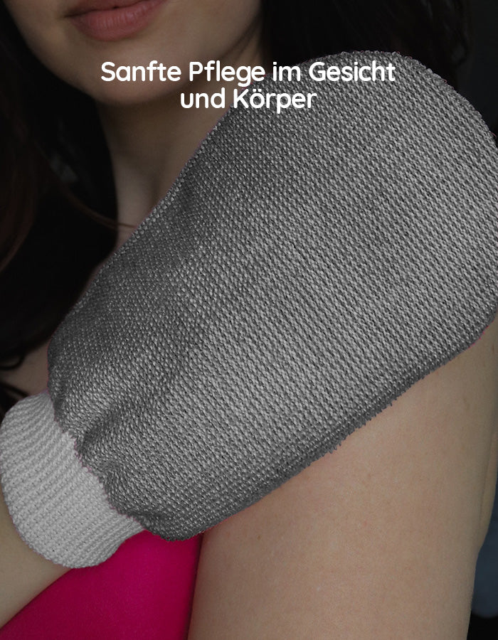 peeling handschuh test Peeling-Handschuh – Grau