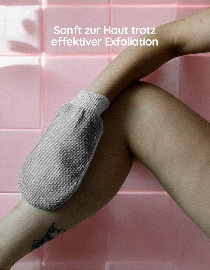 peeling mit handschuh Peeling-Handschuh – Grau