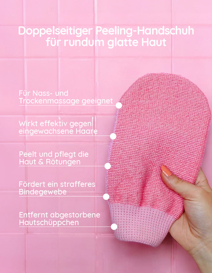 Peeling-Handschuh – Pink