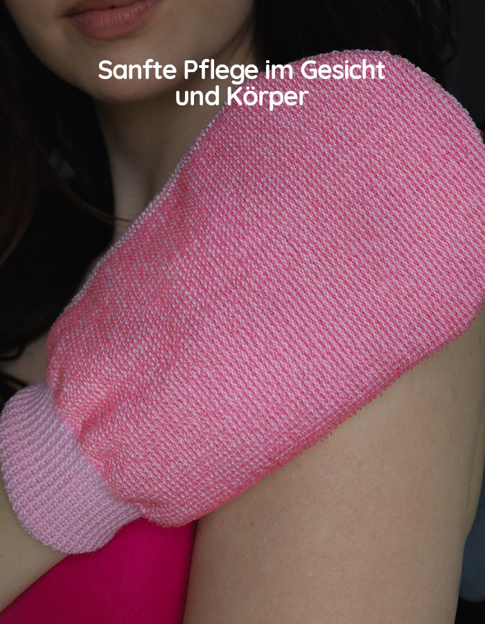 Peeling-Handschuh – Pink