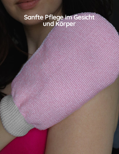 Peeling-Handschuh – Pink