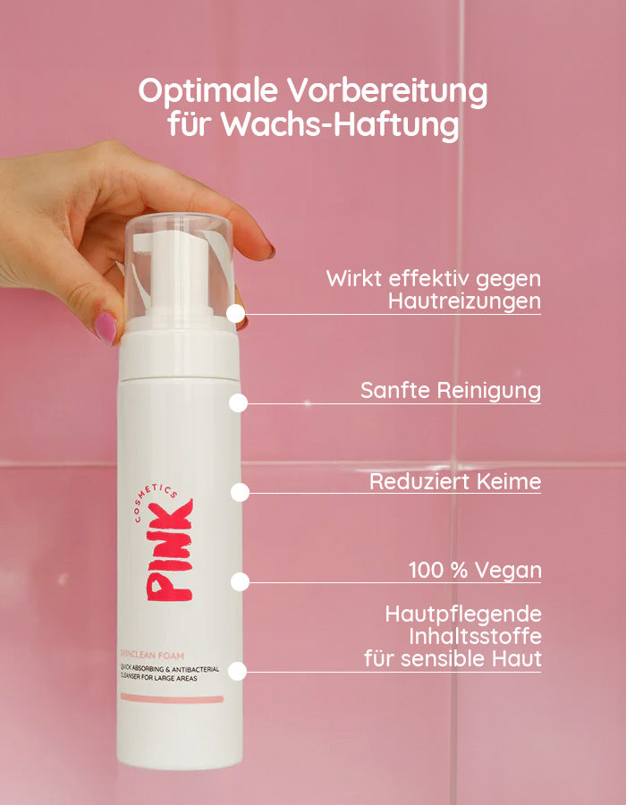 SkinClean Foam – Waxing Reinigungsschaum