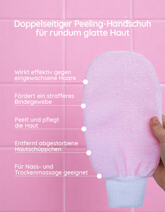 bleistaub handschuhe wirkung Peeling-Handschuh – Pink